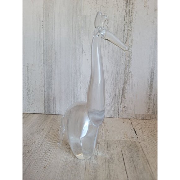 Silverbrook leaded crystal giraffe glass zoo animal figure collectible vintage - Picture 4 of 7